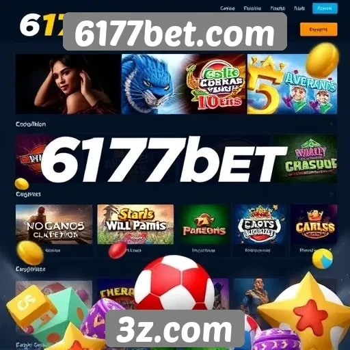 Comparativo de jogos oferecidos no site 6177bet.com